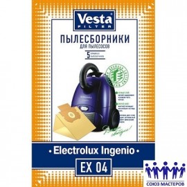 Мешок пылесоса одноразовый Electrolux упаковка 5 шт Веста EX04